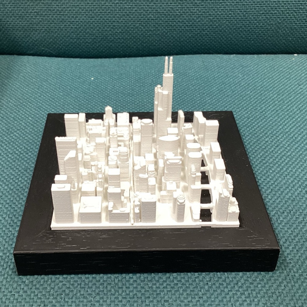 City Frames Chicago Willis Tower 3D display